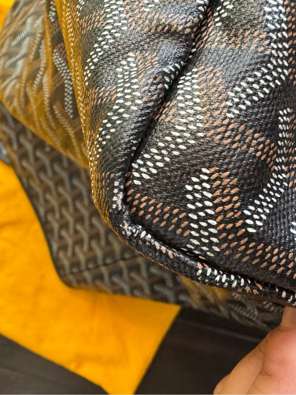 Goyard Saint Louis GM Black Tote + Pouch Large - Picture 9 of 17